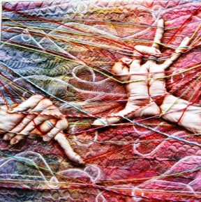 Arazzo esposto alla mostra del patchwork di Praga