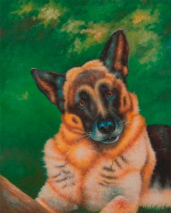 Cane vestito di settembre