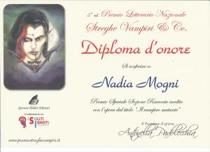 Il diploma d'onore per i finalisti